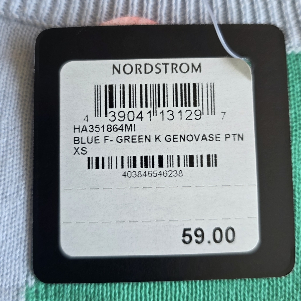 Nordstrom Haloge 3/4 Sleeve Top NWT - Picture 4 of 4